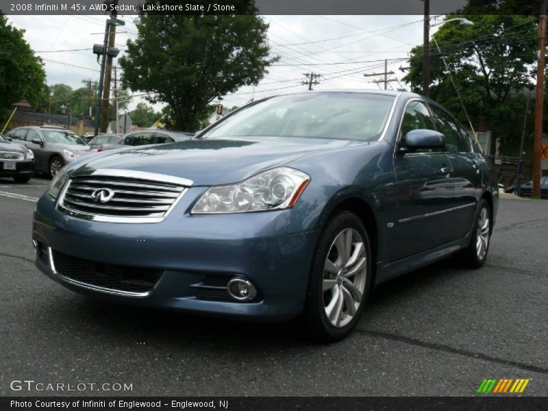 Lakeshore Slate / Stone 2008 Infiniti M 45x AWD Sedan