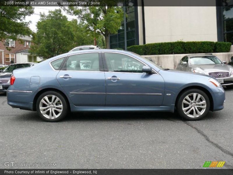 Lakeshore Slate / Stone 2008 Infiniti M 45x AWD Sedan