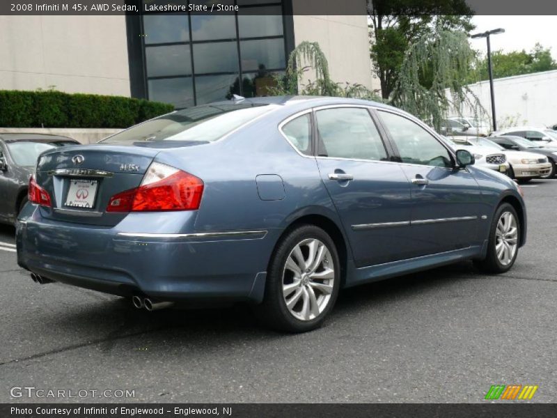 Lakeshore Slate / Stone 2008 Infiniti M 45x AWD Sedan