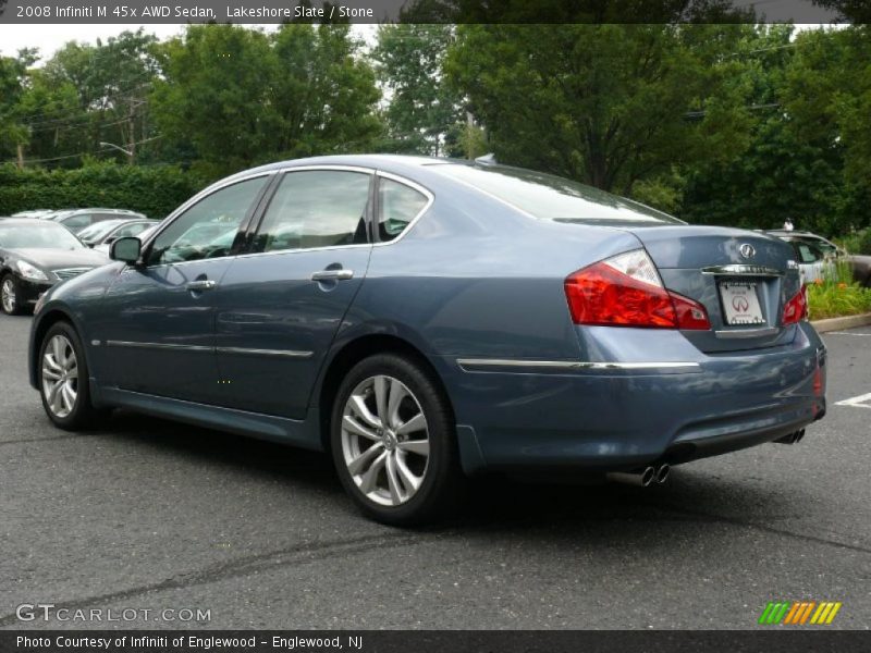 Lakeshore Slate / Stone 2008 Infiniti M 45x AWD Sedan