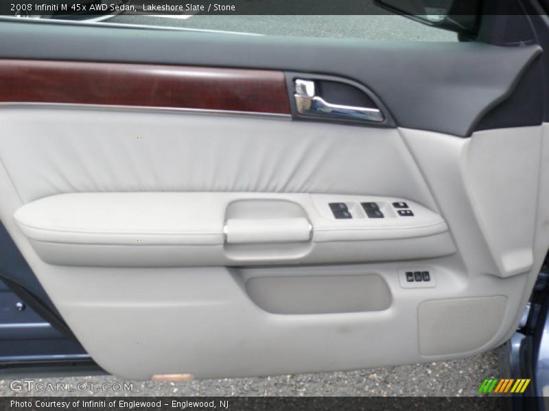 Lakeshore Slate / Stone 2008 Infiniti M 45x AWD Sedan
