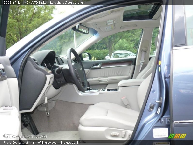 Lakeshore Slate / Stone 2008 Infiniti M 45x AWD Sedan