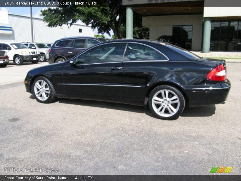 Black / Black 2006 Mercedes-Benz CLK 350 Coupe