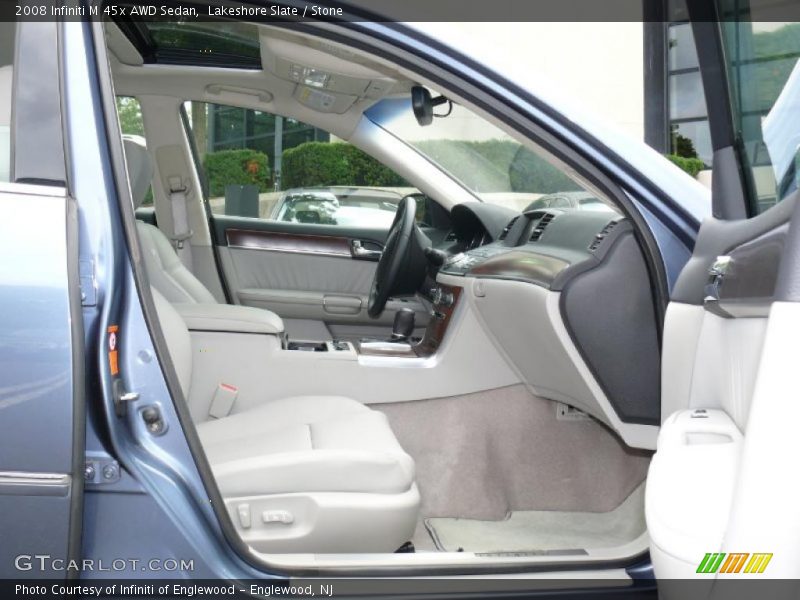 Lakeshore Slate / Stone 2008 Infiniti M 45x AWD Sedan