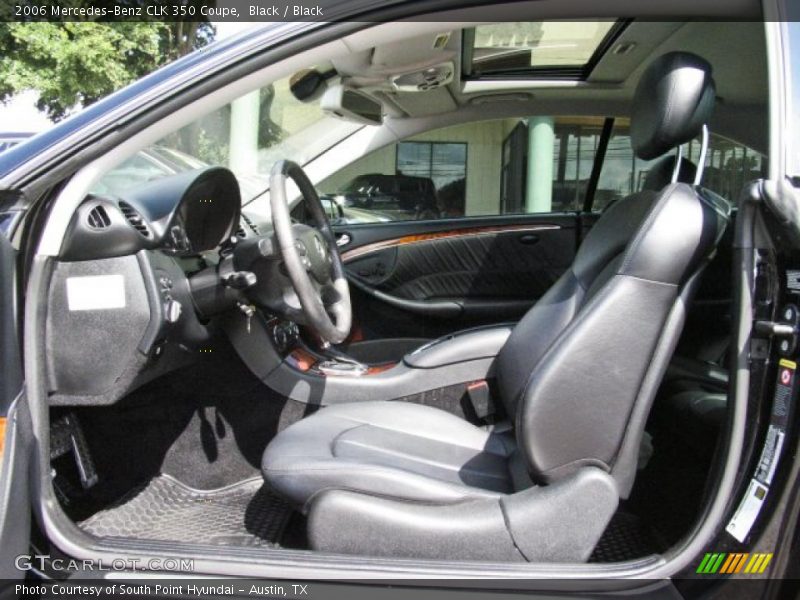 Black / Black 2006 Mercedes-Benz CLK 350 Coupe