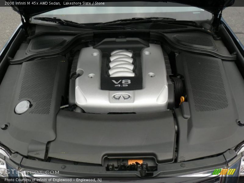 Lakeshore Slate / Stone 2008 Infiniti M 45x AWD Sedan