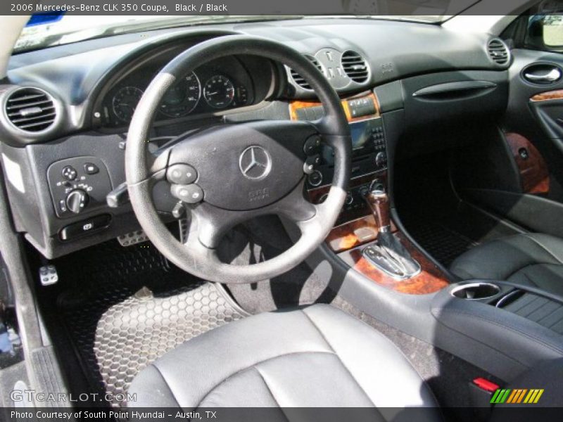 Black / Black 2006 Mercedes-Benz CLK 350 Coupe