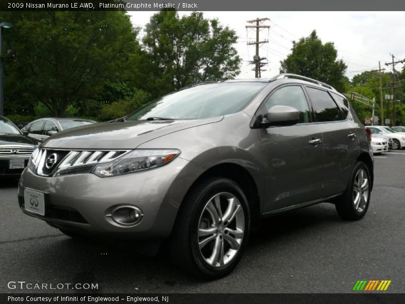 Platinum Graphite Metallic / Black 2009 Nissan Murano LE AWD