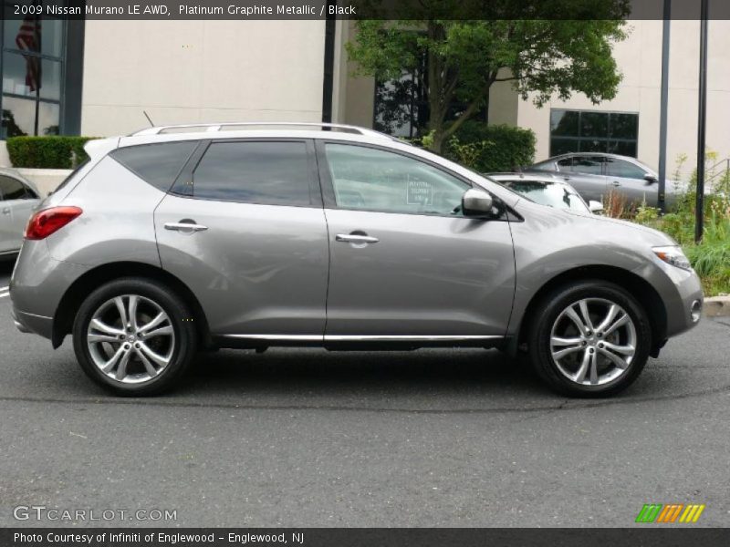Platinum Graphite Metallic / Black 2009 Nissan Murano LE AWD