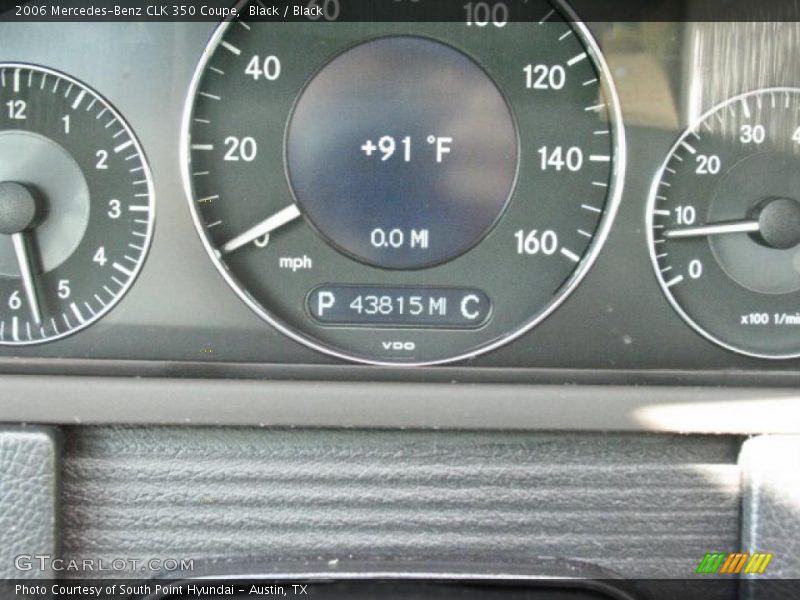 Black / Black 2006 Mercedes-Benz CLK 350 Coupe