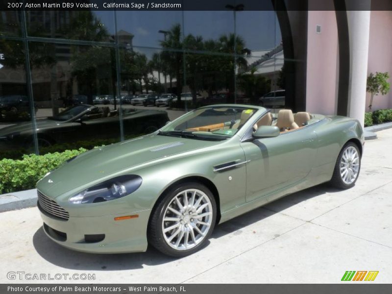 California Sage / Sandstorm 2007 Aston Martin DB9 Volante