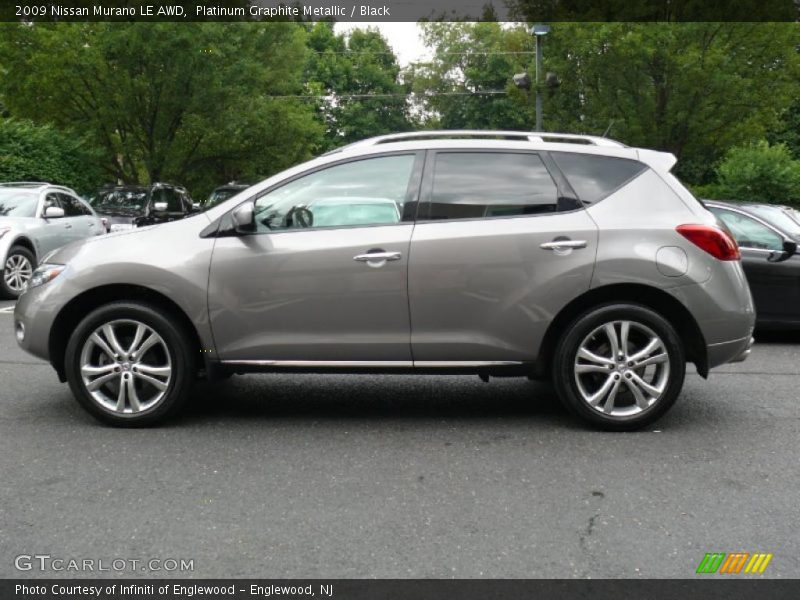Platinum Graphite Metallic / Black 2009 Nissan Murano LE AWD
