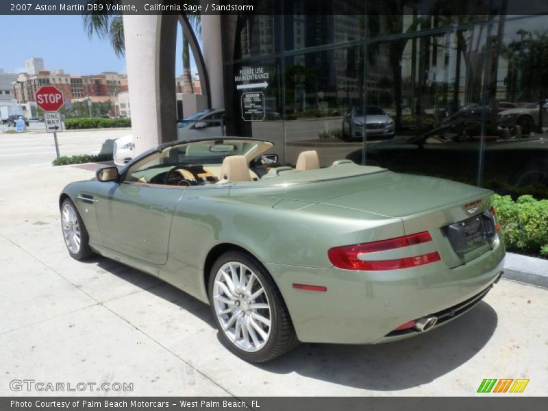 California Sage / Sandstorm 2007 Aston Martin DB9 Volante