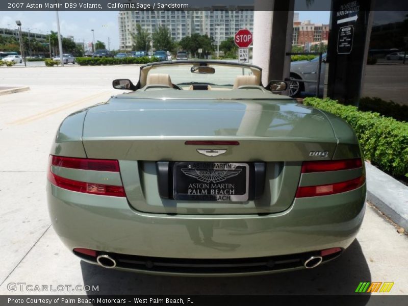 California Sage / Sandstorm 2007 Aston Martin DB9 Volante