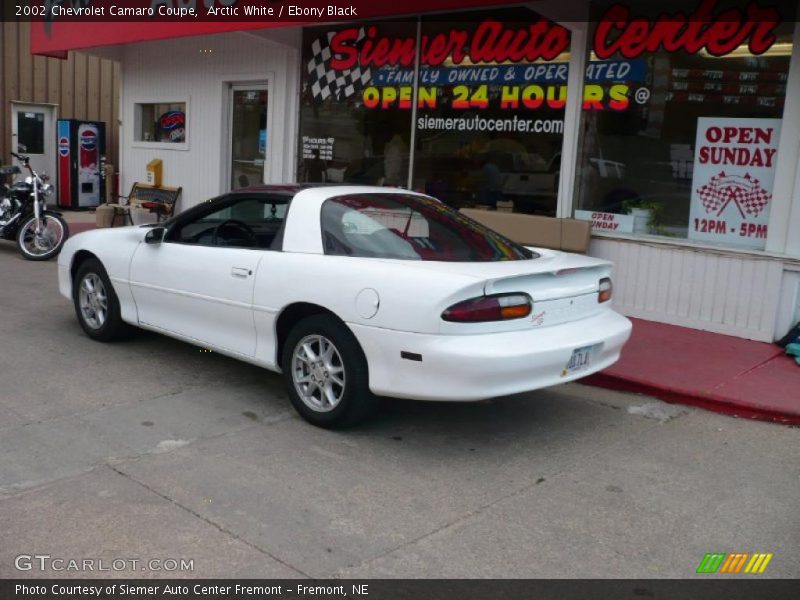 Arctic White / Ebony Black 2002 Chevrolet Camaro Coupe