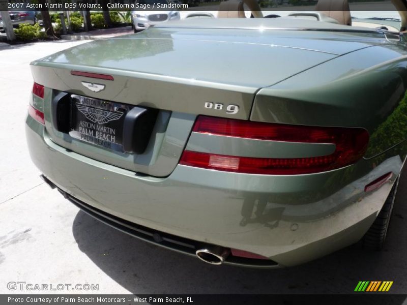 California Sage / Sandstorm 2007 Aston Martin DB9 Volante