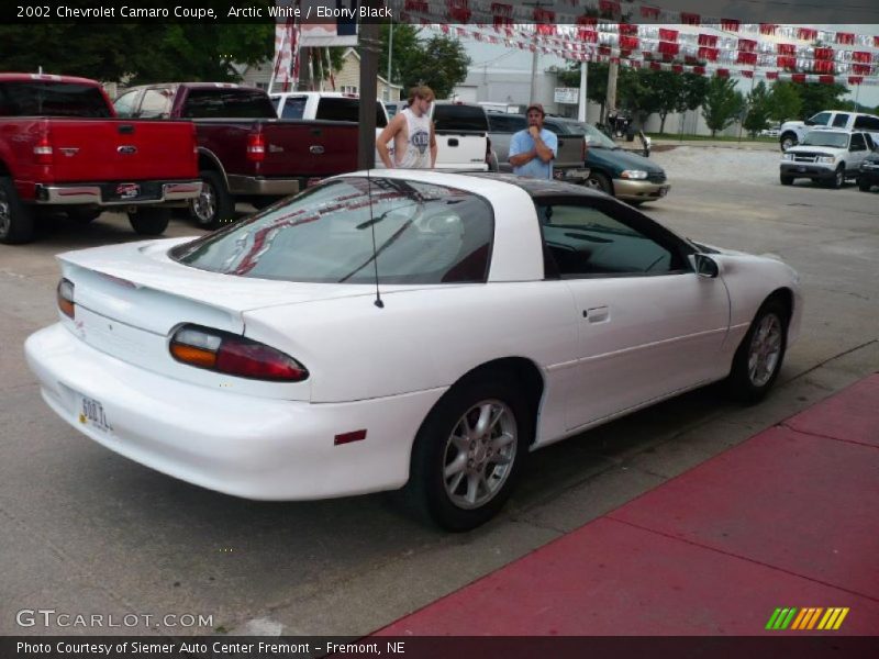 Arctic White / Ebony Black 2002 Chevrolet Camaro Coupe