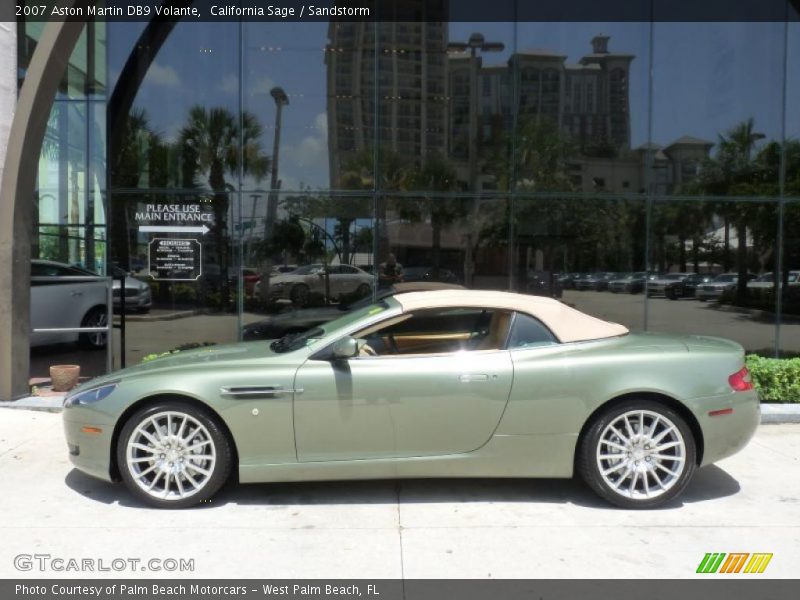 California Sage / Sandstorm 2007 Aston Martin DB9 Volante