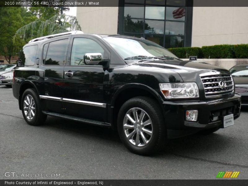 Liquid Onyx Black / Wheat 2010 Infiniti QX 56 4WD