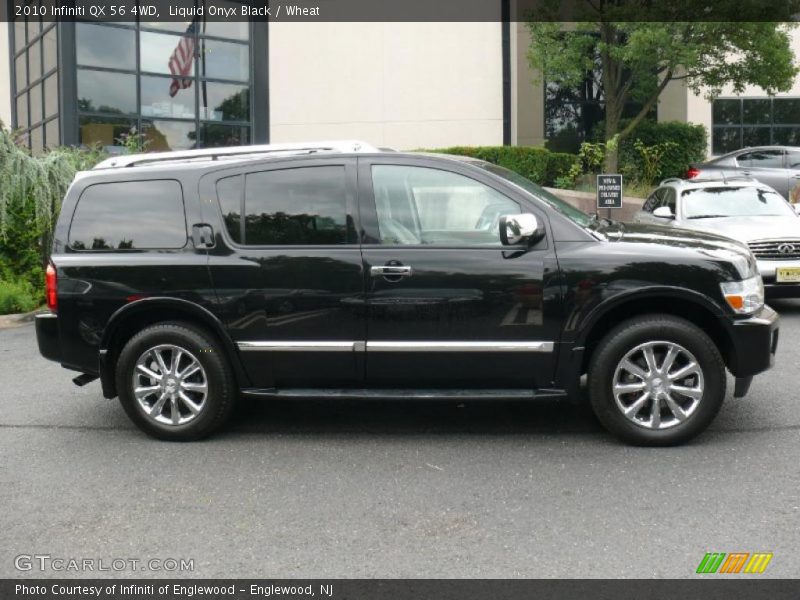 Liquid Onyx Black / Wheat 2010 Infiniti QX 56 4WD