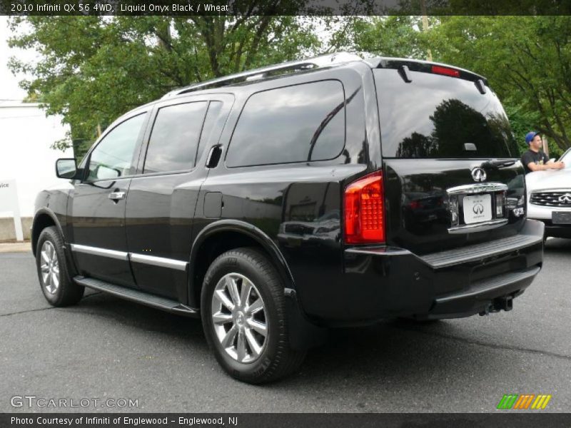 Liquid Onyx Black / Wheat 2010 Infiniti QX 56 4WD