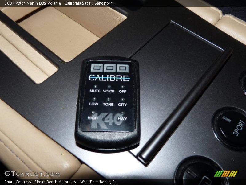 California Sage / Sandstorm 2007 Aston Martin DB9 Volante