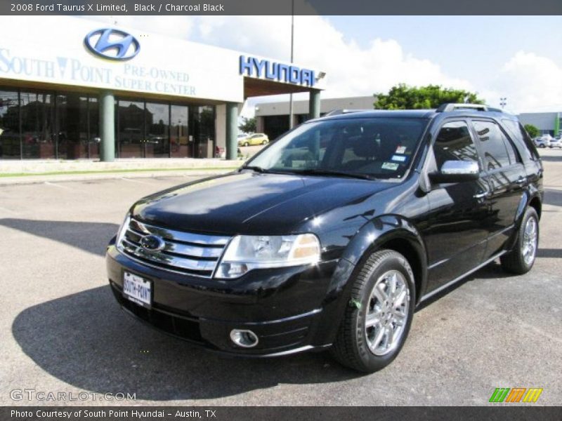 Black / Charcoal Black 2008 Ford Taurus X Limited