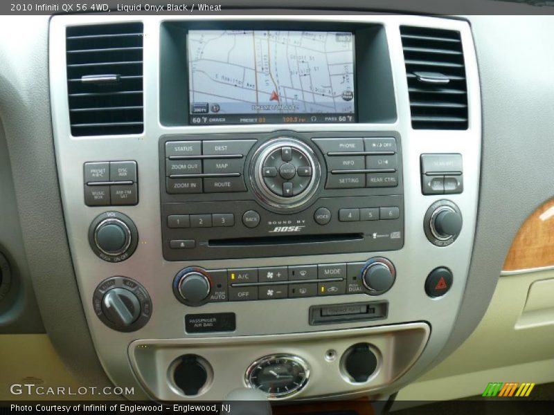 Controls of 2010 QX 56 4WD
