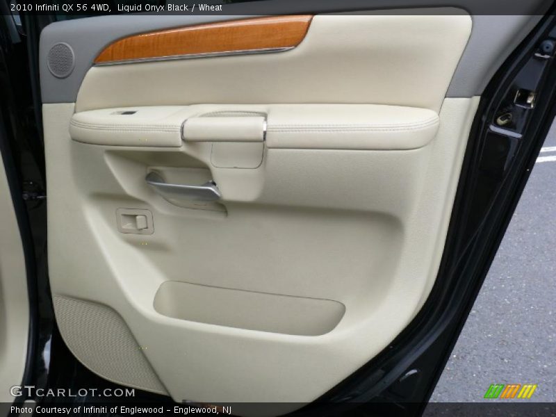 Liquid Onyx Black / Wheat 2010 Infiniti QX 56 4WD