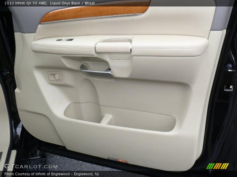 Liquid Onyx Black / Wheat 2010 Infiniti QX 56 4WD