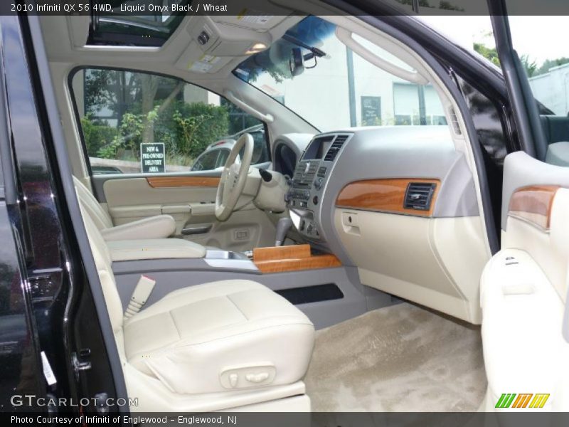 Liquid Onyx Black / Wheat 2010 Infiniti QX 56 4WD