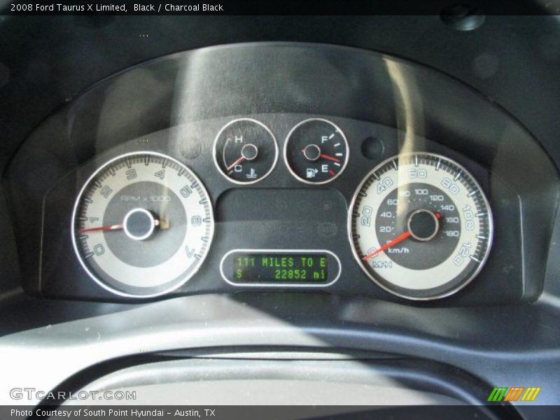 Black / Charcoal Black 2008 Ford Taurus X Limited