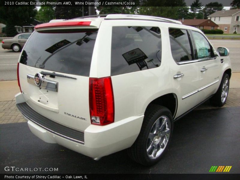 White Diamond / Cashmere/Cocoa 2010 Cadillac Escalade Premium AWD