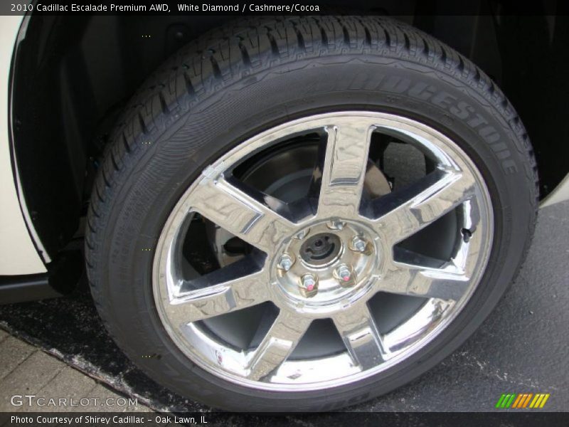 White Diamond / Cashmere/Cocoa 2010 Cadillac Escalade Premium AWD