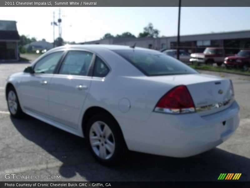 Summit White / Neutral 2011 Chevrolet Impala LS