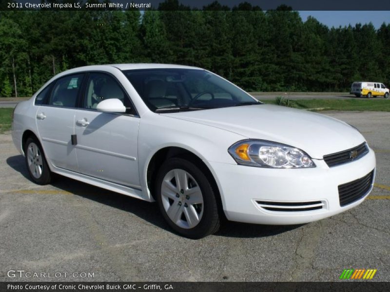 Summit White / Neutral 2011 Chevrolet Impala LS