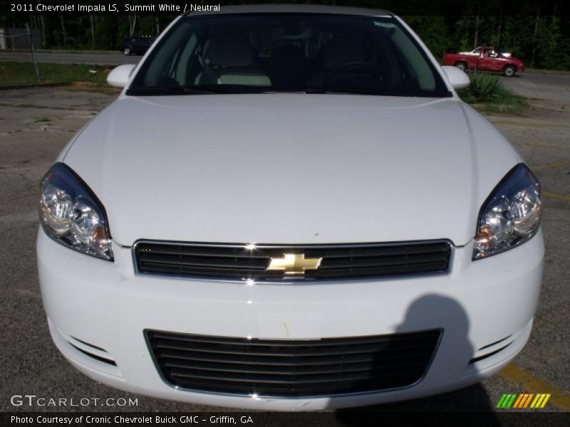 Summit White / Neutral 2011 Chevrolet Impala LS