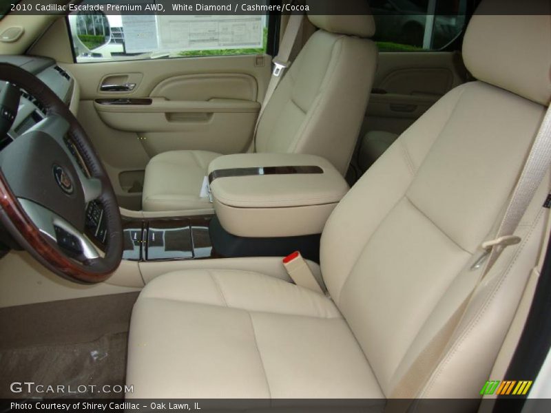 White Diamond / Cashmere/Cocoa 2010 Cadillac Escalade Premium AWD