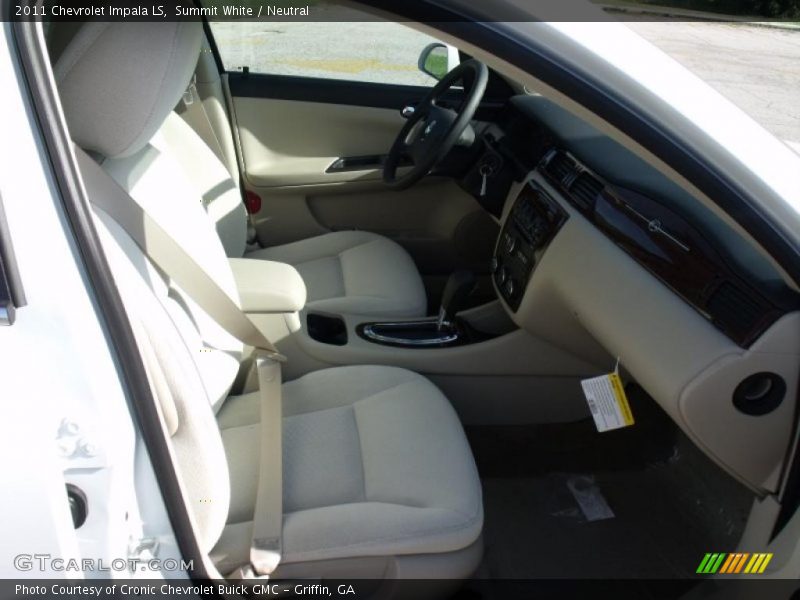 Summit White / Neutral 2011 Chevrolet Impala LS