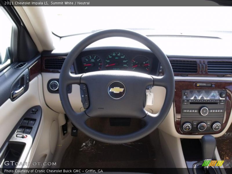 Summit White / Neutral 2011 Chevrolet Impala LS