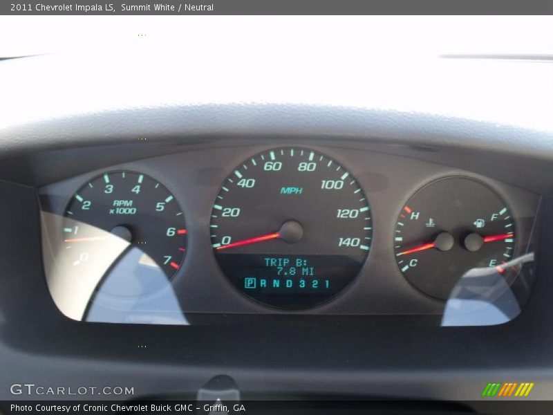 Summit White / Neutral 2011 Chevrolet Impala LS