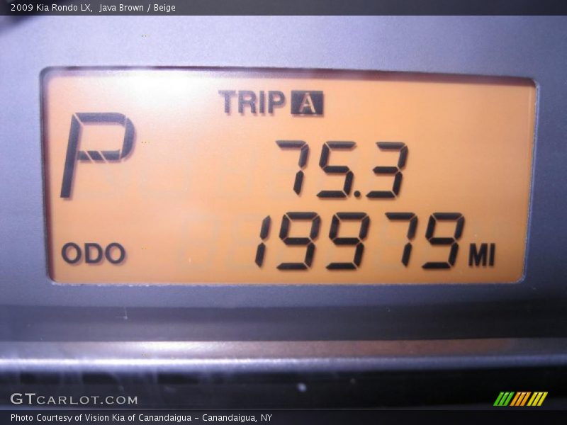 Java Brown / Beige 2009 Kia Rondo LX