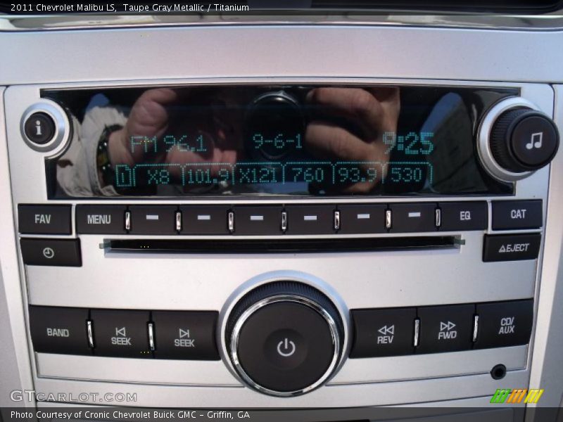 Taupe Gray Metallic / Titanium 2011 Chevrolet Malibu LS
