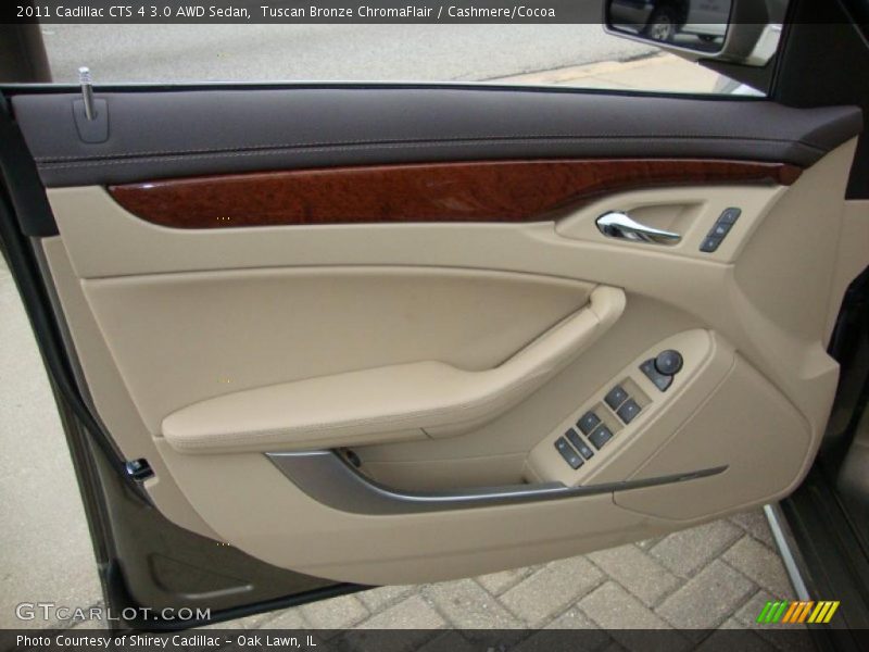 Tuscan Bronze ChromaFlair / Cashmere/Cocoa 2011 Cadillac CTS 4 3.0 AWD Sedan