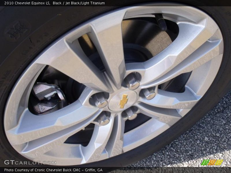 Black / Jet Black/Light Titanium 2010 Chevrolet Equinox LS
