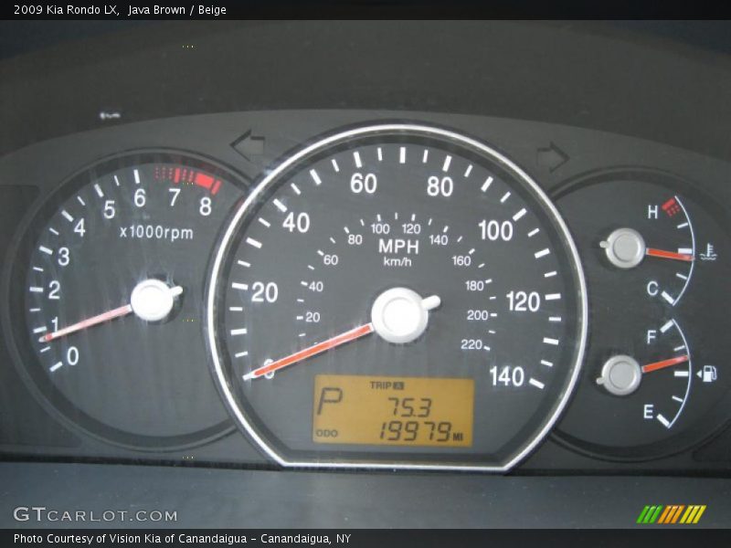 Java Brown / Beige 2009 Kia Rondo LX