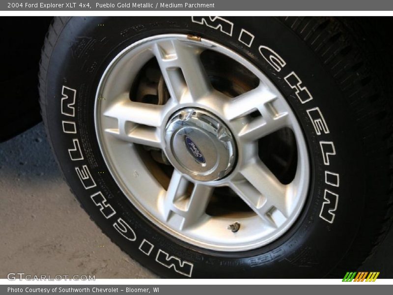 Pueblo Gold Metallic / Medium Parchment 2004 Ford Explorer XLT 4x4