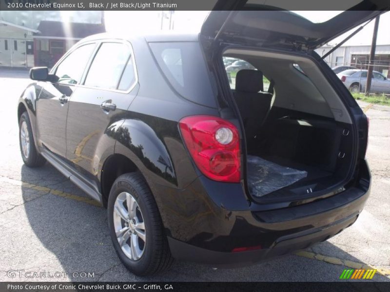 Black / Jet Black/Light Titanium 2010 Chevrolet Equinox LS