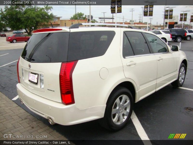 White Diamond Tricoat / Cashmere/Cocoa 2008 Cadillac SRX V8