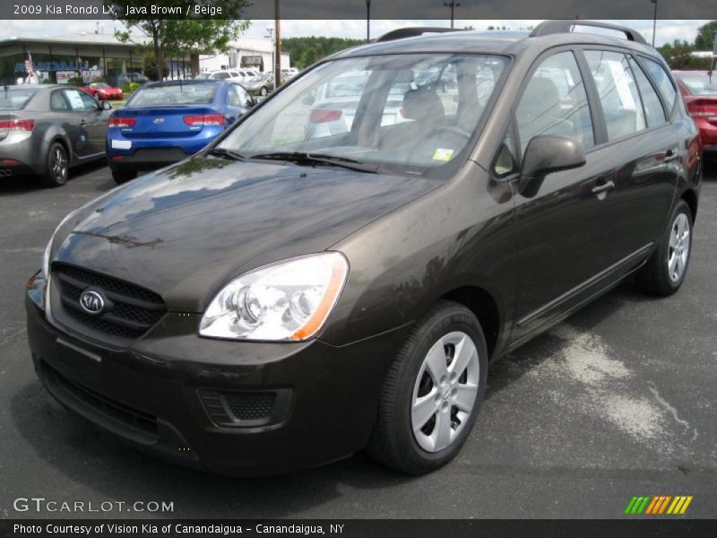Java Brown / Beige 2009 Kia Rondo LX